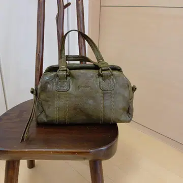 genten 올리브 그린 핸드백