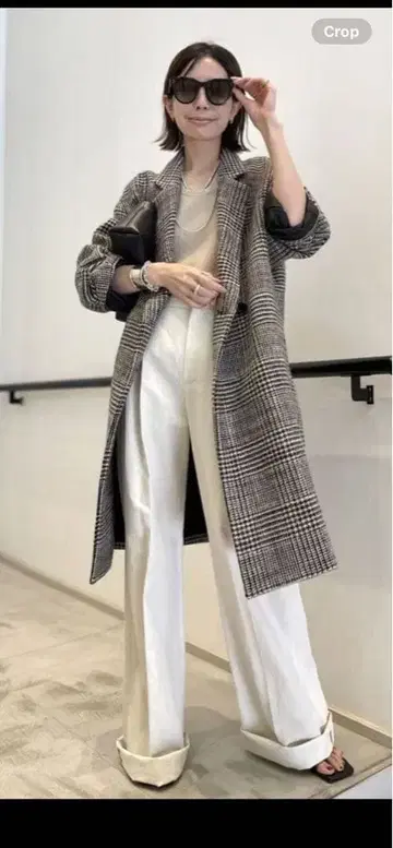 LISIERE CHECK W COAT