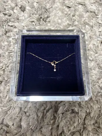 Samantha tiara 목걸이 하트 핑크 골드