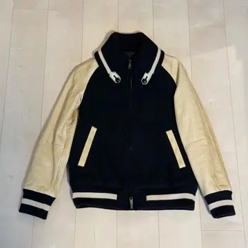 넘버나인 / 바시티 자켓 / 천연 가죽 울 / 사이즈 2 / 넘버나인