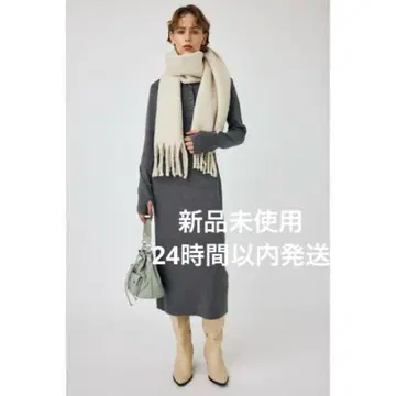 moussy RIB KNIT 롱 드레스