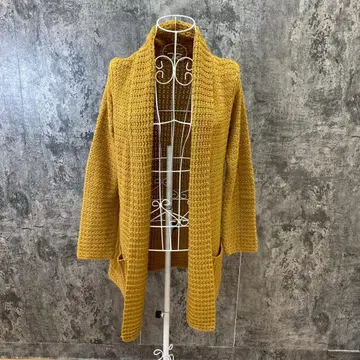 grove 그로브 숄카라 랩 가디건 머스타드(M)