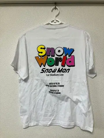 미사용 SnowManT 티셔츠