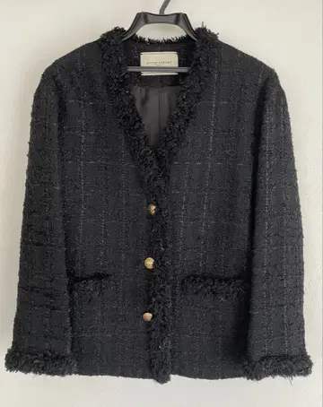 UNITED ARROWS 트위드 자켓 BLK 36