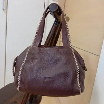 겐텐 브라운 핸드백