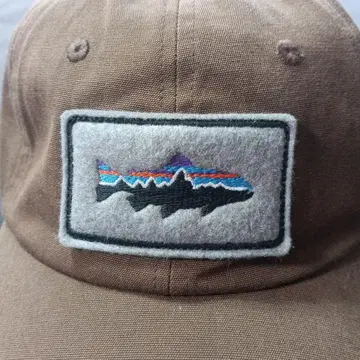 파타고니아 피츠로이 송어 패치 트레디셔널 캡 브라운