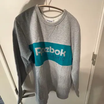 Reebok 그레이 트레이닝복 맨투맨 풀오버 긴팔