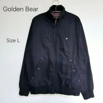 골든 베어 블랙 점퍼 심플 L 사이즈