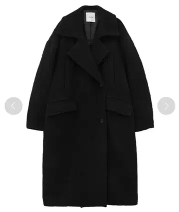 CLANE 샤기 코쿤 오버코트