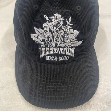 thisisneverthat 블랙 코듀로이 캡