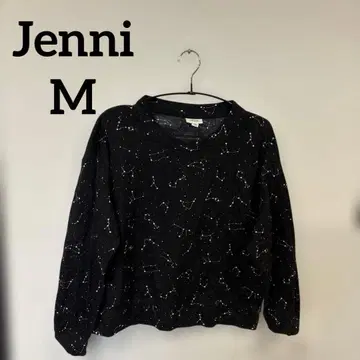 Jenni 별자리 무늬 긴팔 상의 M