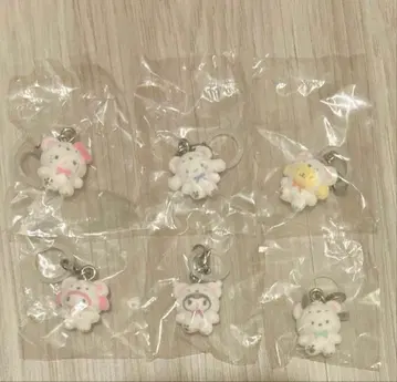 산리오 포근포근 스노우 마커 액세서리 6종 컴프