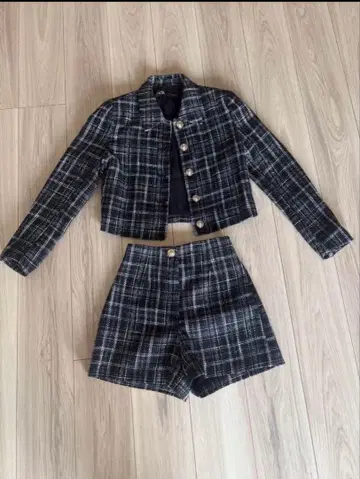 ZARA 트위드 셋업