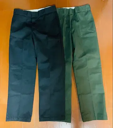 디키즈 874 W33 x L30 블랙 올리브 그린 세트 배송비 포함