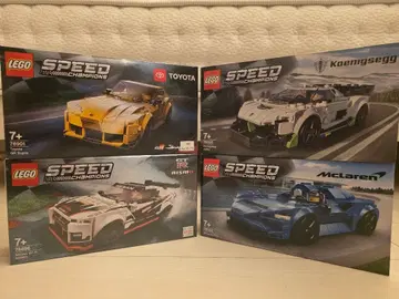 LEGO 스피드 챔피언 4대 세트 미개봉 새상품