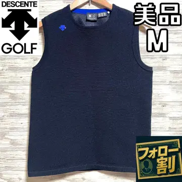 [팔로우 할인] 새상품급 데상트 골프 러셀 메쉬 니트 베스트 남성용 M