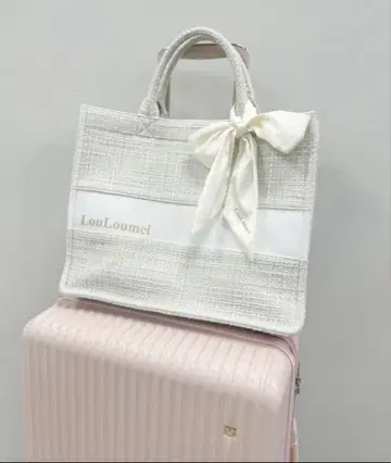 LouLoumei 리본 포함 토트백