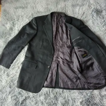 이탈리아산 캐시미어 100% 고급 자켓 L 사이즈 네이비 (다크 네이비)