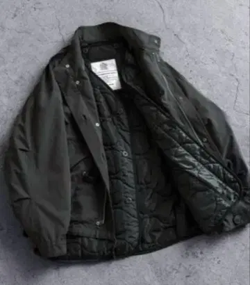 레이어드 3웨이 밀리터리 블루종 올리브