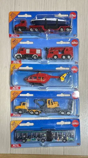 SIKU 미니카 5개 세트
