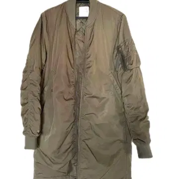 로리즈팜 MA1 밀리터리 충전솜 블루종 롱 기장