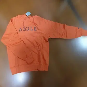미사용 AIGLE 후드티 오렌지