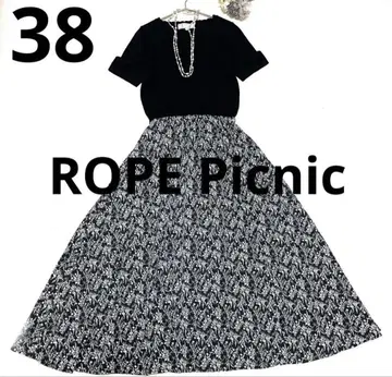 [ 새상품급 ] 로페피크닉 롱 원피스 모듬 패턴 도킹 원피스