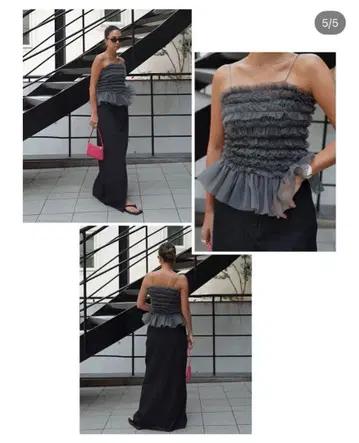 room306 RandomFrilTulleBustier