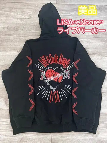 LiSA eNcore 후드티 L 사이즈 라이브 굿즈