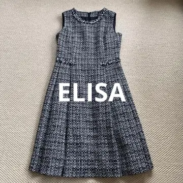 ELISA (구 해롯) 트위드 슬리브리스 원피스
