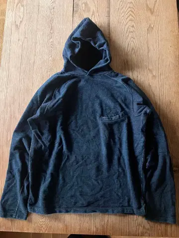 45rpm men's 인디고 염색 후드티