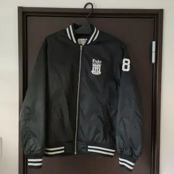 Duke University 나일론 바시티 자켓 빈티지 구제 의류
