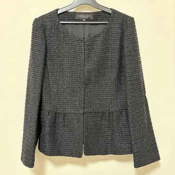 LAPIS LUCE 블랙 노카라 자켓 M 여성용 빔즈