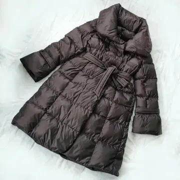 Merveilleux Vente 다운 코트 A라인 벨트 포함 15호