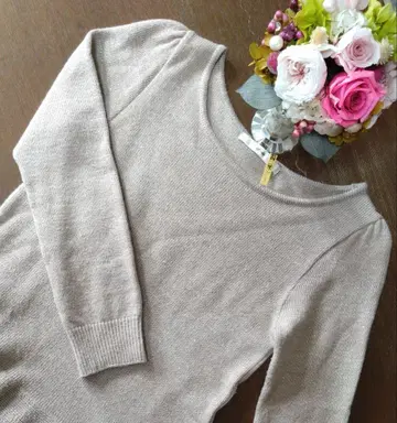 [컨디션 최상] ef-de 니트 원피스 라메 9호