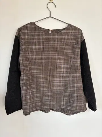 Jena espace merveilleux 플리츠 블라우스 세트 니트