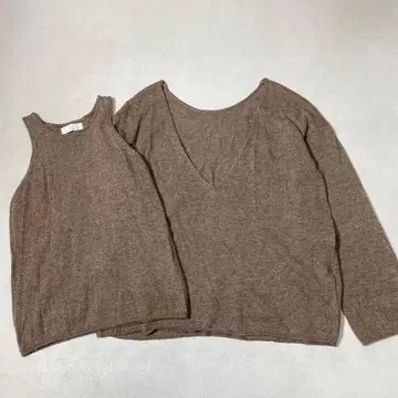 개럴개런트 루즈 세트 니트 앙상블 울 혼방