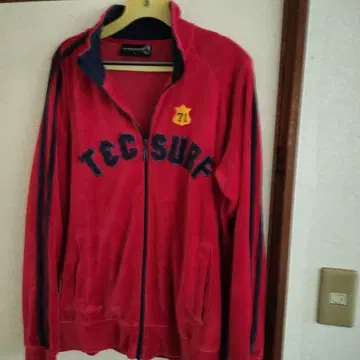 TEC SURF DESIGNS 레드 자켓 L
