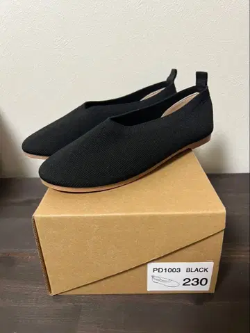 PADAM mom latte 플랫 슈즈 블랙 미사용 새상품