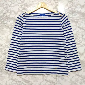 BLUE LABEL 긴팔 티셔츠 풀오버 보더 보트넥 38