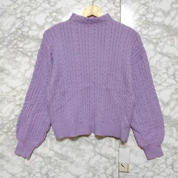 N. 에도트 케이블 니트 하이넥 M