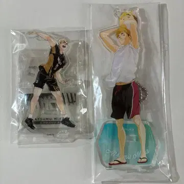 하이큐!! 미야 아츠무 문구 카페 크로니클 아크릴 스탠드 키링