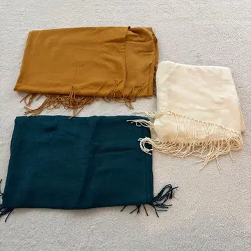 kule 캐시미어 100% 스톨 3색 세트