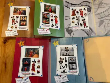 미트 미키 씰 부착 대지 5종류