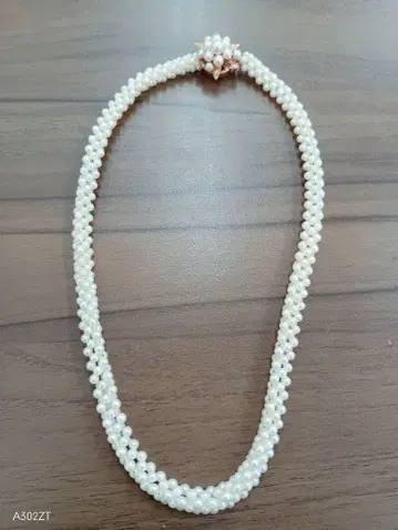 새상품급 펄 목걸이 K14 여성용 액세서리 잡화 골드