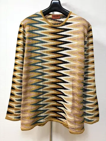 미쏘니 (Missoni) 빈티지 이탈리아제 실크 혼방 니트 M 사이즈