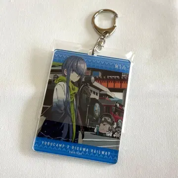 유루캠 오이가와 철도 한정판 콜라보 아크릴 키링 시마 린