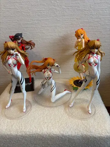 아스카 랑그레이 피규어 5체 세트