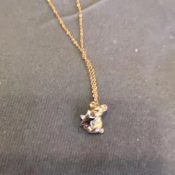 곰 참 포함 목걸이