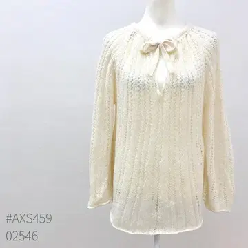 [ 완판템 ] mystic 샤이니 모헤어 라이크 니트 사이즈 F 아이보리